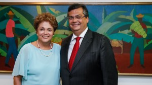Foto1_Ricardo Stuckert - Governador Flvio Dino em audincia com a presidenta Dilma Rousseff