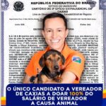 Fato inédito: Candidato a Vereador de Caxias, Cláudio da ONG, promete abrir mão de salário em defesa da causa animal