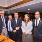 Prefeito Hilton Gonçalo e Presidente do Sebrae Celso Gonçalo visitam Assembleia Legislativa para reunião com líderes políticos